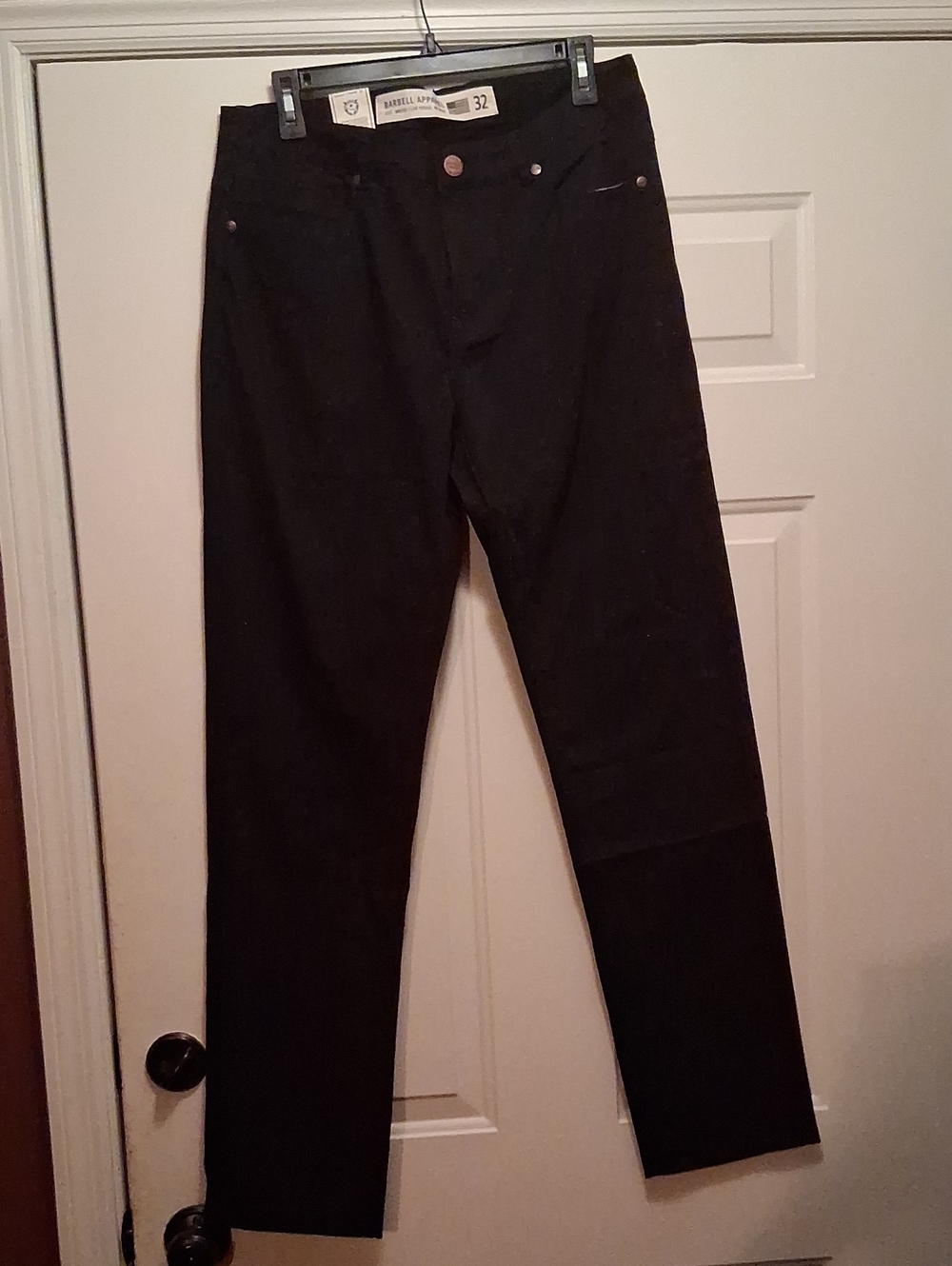 Men's Barbell Apparel Performance Black Jeans